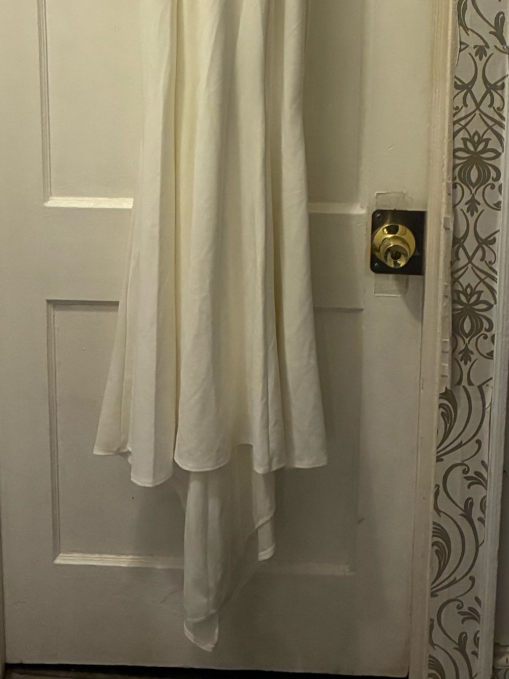 Fashion Nova white Maxi dress - Smooth Flowing Panel - Picture 3 of 6